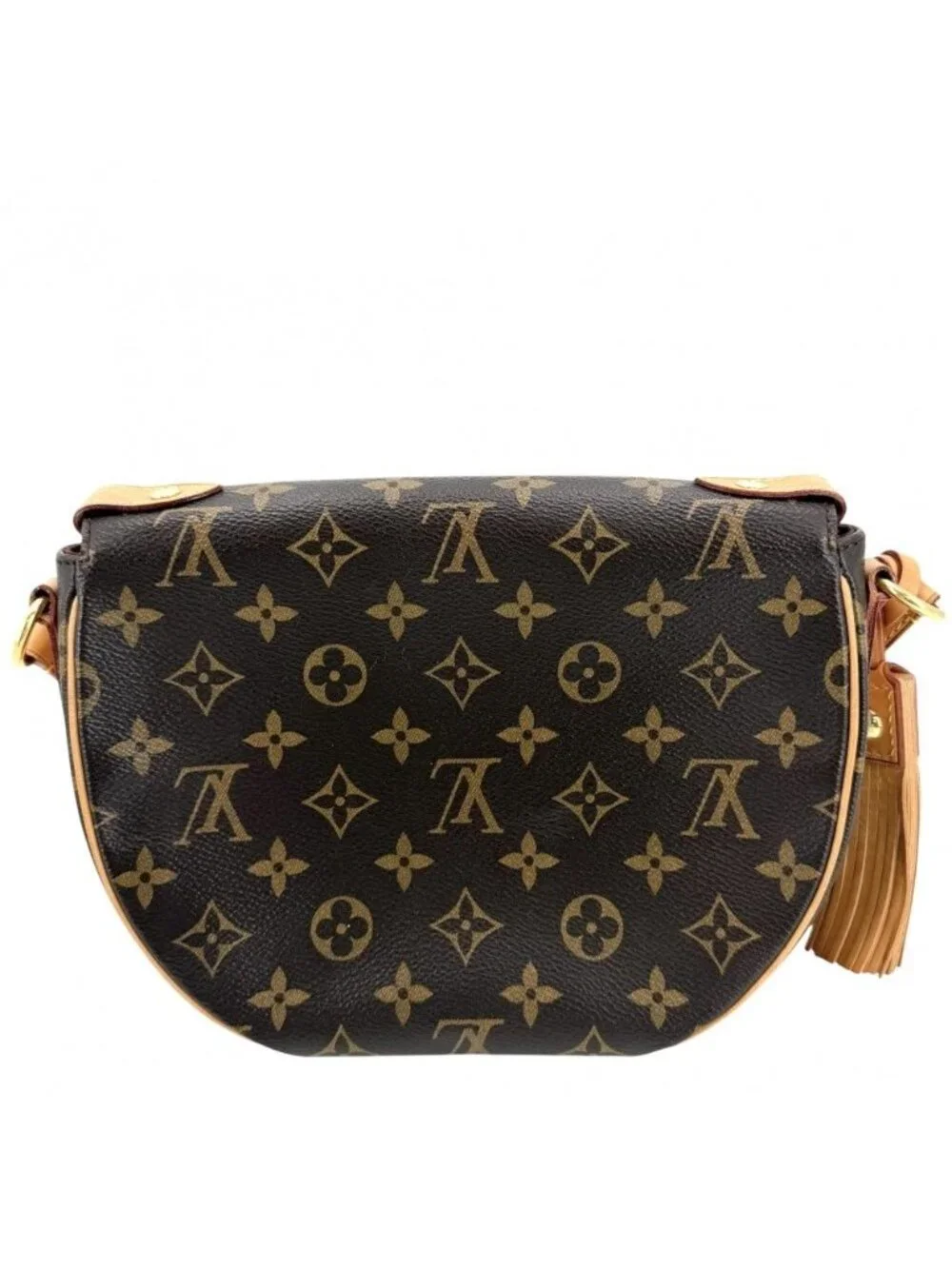Louis Vuitton Shoulder Bag Monogram Saint Cloud Crossbody Brown Gold